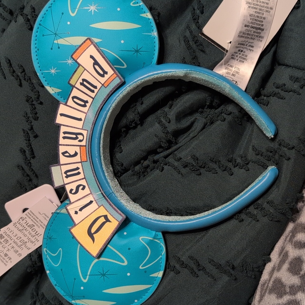 Disney Parks Retro Disneyland Blue Ears NWT